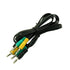 Replacement 3.5mm 1/8" TRS Stereo 3 to 3 Mini Jack Color Coded Audio Cable Compatible with Logitech 5.1 Channel Computer Speakers z-5500, z-5450, ...