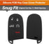 Silicone Key Fob Cover Fit for Jeep Grand Cherokee Renegade Compass Dodge Challenger Charger Dart Durango Chrysler 200 300 | Car Accessories | Rem...