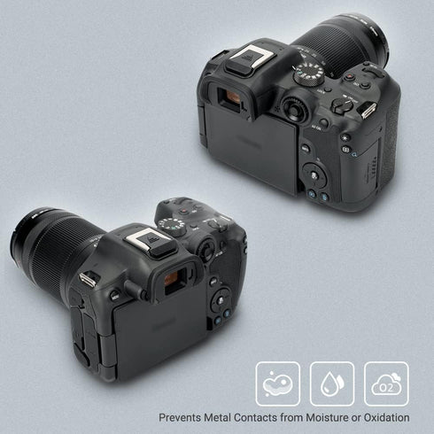 JJC 2Pack Hot Shoe Cover Cap Protector for Canon EOS R50 R10 R8 R7 R6 Mark II R5C R3 Camera, Replaces Canon ER-SC2 Hot Shoe Cover...