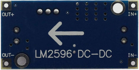 Maxmoral 2pcs DC-DC Buck Converter Power Module 3A Adjustable Step-Down LM2596 Voltage Regulator 24V to 12V 5V 3V...