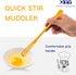 multifunctional mini whisk,mini spoon,small whisks for cooking,tiny whisk 2 pieces,mini small wisk,for Blending,Whisking,Beating Ingredients, Mixi...