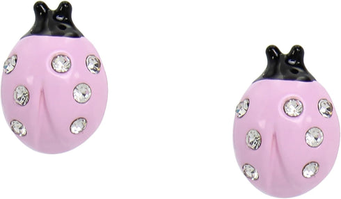 Betsey Johnson Womens Ladybug & Butterfly Huggies Duo Earring Set...