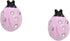 Betsey Johnson Womens Ladybug & Butterfly Huggies Duo Earring Set...