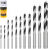 11-Pcs Wood Drill Bit Set Woodworking Brad Point Bit Set E01008...