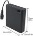 USB Female Socket 4 AA Battery Case Box Holder with ON-Off Switch...