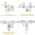 5Pack T Shape 6-Pin LED Connectors 12mm Wide Unwired Solderless Gapless Adapter Connectors Terminal Extension 12V 24V for 5050 3528 RGBWW LED Stri...