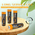 3.7 Volt Rechargeable Batteries 3200mAh for Flashlights, Headlamps, Doorbells, RC Cars etc. (2 Pack Flat Top)...