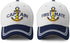 Captain Hat & First Mate | Matching Skipper Boating Baseball Caps | Nautical Marine Sailor Navy Hats...