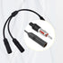 1 PC Car Antenna Cable, Radio 1 Male to 2 Female Y Adapter, FM AM Stereo Antenna Extension Cable Converter, Universal for Most Car Audio Head Unit...