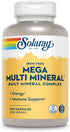 Solaray Mega Multi Mineral No Iron, Vitamin Capsules (076280045147) (200 Capsules, 50 Servings)...