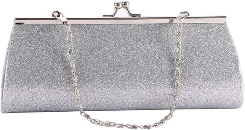 Shoulder Bag Women's Shiny Handbag Party Wedding Bridal Banquet Clutch Purse...