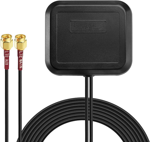 Bingfu 4G LTE Adhesive Magnetic Mount Antenna MIMO SMA Male Antenna Compatible with 4G LTE Wireless Home CPE Mobile Modem Hotspot Industrial IoT R...