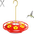 Hummingbird Feeders for Outdoors Hanging, Hummzinger Hummingbird Feeder, Bee-proof, Leak-proof, No Drip, Easy to Clean, with Cleaning Brushes (8-P...