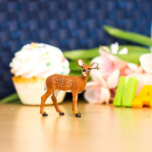 Safari Ltd. Whitetail Fawn Figurine - Lifelike 2.6" Model Figure - Educational Toy for Boys, Girls, and Kids Age 3+...