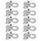 10 Pairs Bike 9 Speed Chain Link Connector Steel Quick Link Universal Bicycle Chain Connector Lightweight Magic Buckle Missing Master Links Bicycl...