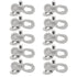 10 Pairs Bike 9 Speed Chain Link Connector Steel Quick Link Universal Bicycle Chain Connector Lightweight Magic Buckle Missing Master Links Bicycl...