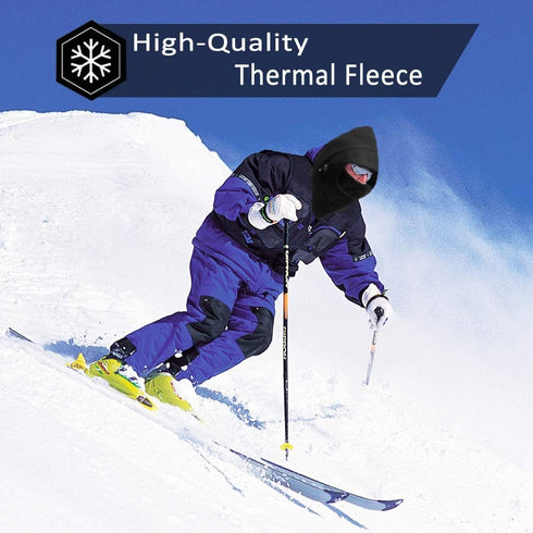 Balaclava Ski Mask 2 Pcs - Windproof Warmer Fleece Adjustable Winter Mask for Men Women...