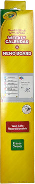 Dry Erase Weekly Calendar + Memo Board - Whiteboard for Home, School Classrooms, or Office Use, Large Size, White...