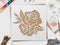 Rose Stencil | DIY Stencils for Artistic Projects | Floral Design | 10x10 Inch Flower Stencil...