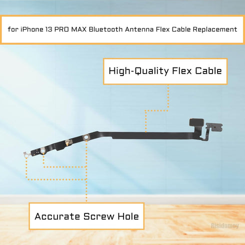 for iPhone 13 PRO MAX Wireless Bluetooth Antenna Flex Cable Replacement 13 PROMAX Bluetooth Connection Cable Part with Repair Tool Tweezers Fix Ki...