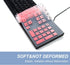 Keyboard Skin for Logitech K120 & MK120 Ergonomic Desktop USB Keyboard - US Layout, Waterproof Anti-Dust?Enhanced Protection and Durability (Pink)...
