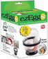 EZ EGGS Hard Boiled Egg Peeler, 3 Egg Capacity – Handheld Specialty Kitchen Tool Peels Egg Shells in Seconds (As Seen on TV)...