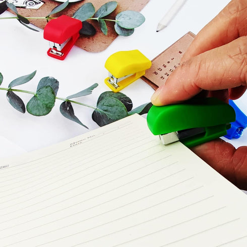12PCS Mini Stapler with 600PCS Staples, Portable Small Stapler, Multicolor Kids Stapler, Hand Held Desk Staplers, Cute Office Supply Set for Offic...