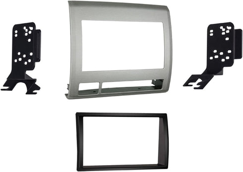 Metra 95-8214TG Double DIN Dash Kit for Toyota Tacoma 2005-2011 Vehicle (Gray)...