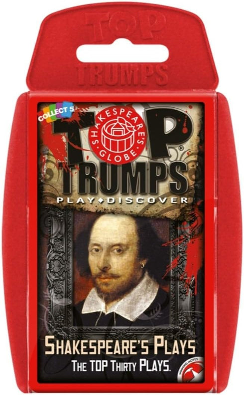 Top Trumps Card Game Shakespeare's Plays - Family Games for Kids and Adults - Learning Games - Kids Card Games for 2 Players and More - Kid War Ga...
