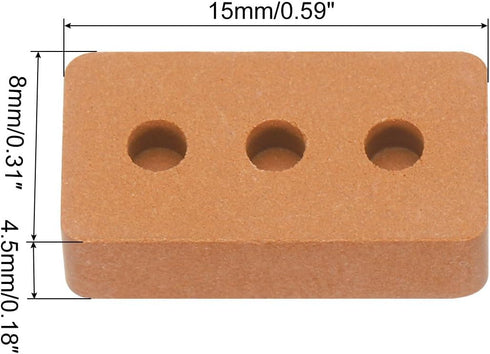 MECCANIXITY Miniature Bricks Clay Mini Wall Brick Model Brick Building Set for Model Building Dolls Pet Houses Garden Red Pack of 300 Scale 1/16 1...