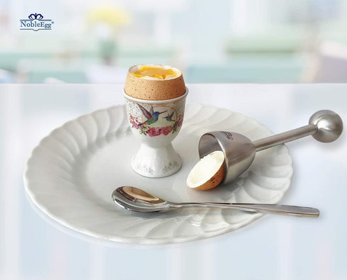NobleEgg Egg Topper Opener Cracker Tool | Easily Cut and Remove the Top of Soft-Boiled Eggs...