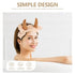 FRCOLOR Animal Spa Headband 2Pcs Cow Headband Skincare Soft Plush Hairband for Makeup Face Wash Cosmetic Shower Elasticity Cow Makeup Headband for...