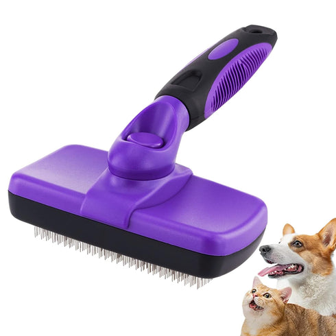 Pet Grooming Brush, The Ultimate Dog Brushes for Shedding Hair, Fur, Comb for Grooming Long Haired & Short Haired Dogs, Cats, Rabbits & More, Shed...
