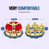 Funny Party Hats Adjustable King Crowns – Royal King Crown – Bejeweled Gold Crowns – 2 Pack...