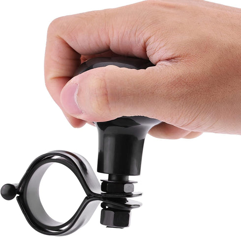 Universal Steering Wheel Knob Spinner,Black Heavy Duty Vehicle Steering Wheel Suicide Spinner Fit for Cars, Truck,Boat...