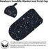 Space Galaxy Constellation Swaddle with Beanie Set, Soft and Stretchy Space Baby Stuff Blanket Swaddle Sleep Sack for Newborn Boy and Girl...