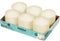 BOLSIUS 6 Ivory Pillar Candles Bulk - 3x3 Inches Candle Set - 25+ Hours Clean Burning - No Palm Oil - 0% Animal Fat - Premium European Quality - U...