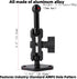 Aluminum AMPS to 17mm Ball Adapter with Extension Rod for Car Phone Holder, Drill Mount Ball Plate Base Meets Industry Standard AMPS Hole Pattern,...