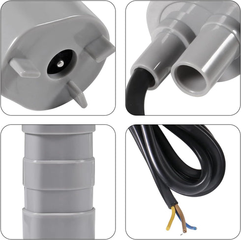 2pcs Mini Submersible Water Pump DC 12V Micro Water Pump 840L/H High Flow Pumps for Aquarium Fish Tank Fountain...