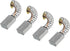 PATIKIL Carbon Brushes 0.51x0.31x2.81 Inch for Electric Motors Power Tool Angle Grinder Table Saw Spare Part Repair, 4 Pack...