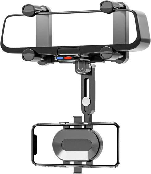 SXhyf Rear View Mirror Phone Holder, 2023 Rotatable and Retractable Car Phone Holder, Universal Car Phone Holder Mount, Cell Phone Holder Car Fit ...