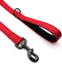 Heavy Duty Dog Leash for Medium to Large Dogs with Two Padded Handles 4FT/6FT, Double Handle Dog Leash (Black, 6 FT x 1" Wide, Poop Bag Holder Inc...