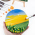 Transon 7pcs Artist Filbert Paintbrush Set for Acrylic Watercolor Gouache Oil and Body Painting...
