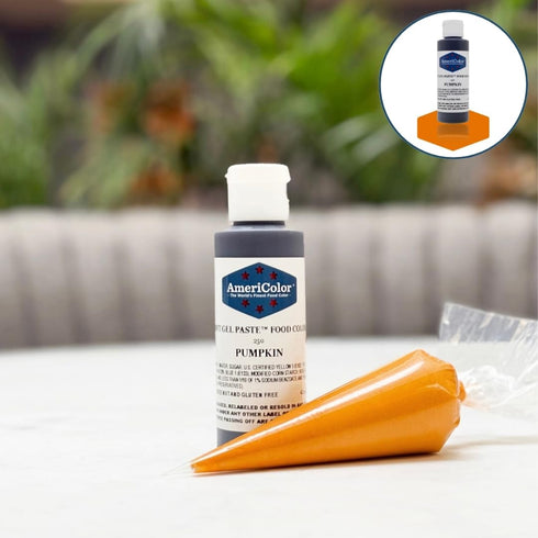Americolor Soft Gel Paste Food Color, Pumpkin, 4.5 Ounce Bottle...