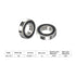 6901-2RS 2 PCS Deep Groove Ball Bearing 12×24×6mm Double Black Rubber Shielded Ball Bearing Chrome Steel P0 Z2 Bearing for Industrial Machine,Powe...
