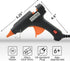 Hot Glue Guns with Glue Sticks, Mini Hot Melt Glue Gun Kit for Crafts, Glue Gun for School DIY Arts, Sealing, Home Repairs, Black...