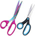Left Handed Scissors Set - 2-Pack (9" Heavy Duty Titanium Coating Fabric Shears & 8" All Purpose Scissors) for Sewing/Crafting/Office Use, Great f...