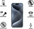 iPhone 15pro Blue Light Screen Protector iPhone 15 Blue Light Screen Protector, Anti Blue Light Tempered Glass Film for iPhone 15 & iPhone 15pro 3...
