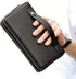 Hebetag Leather Clutch Purse Wallet for Men Organizer Holder Wrist Bag...