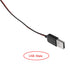 Crocodile Clamps Test Wire 50cm/19.69inch Double Alligator Clips to USB Male Connector Cable Copper Test Lead for Testing Circuit...
